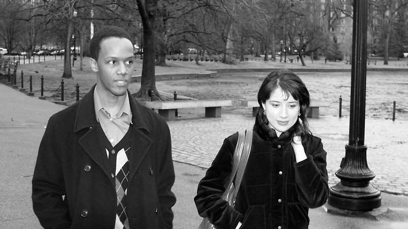 Guy and Madeline on a Park Bench (image 1)