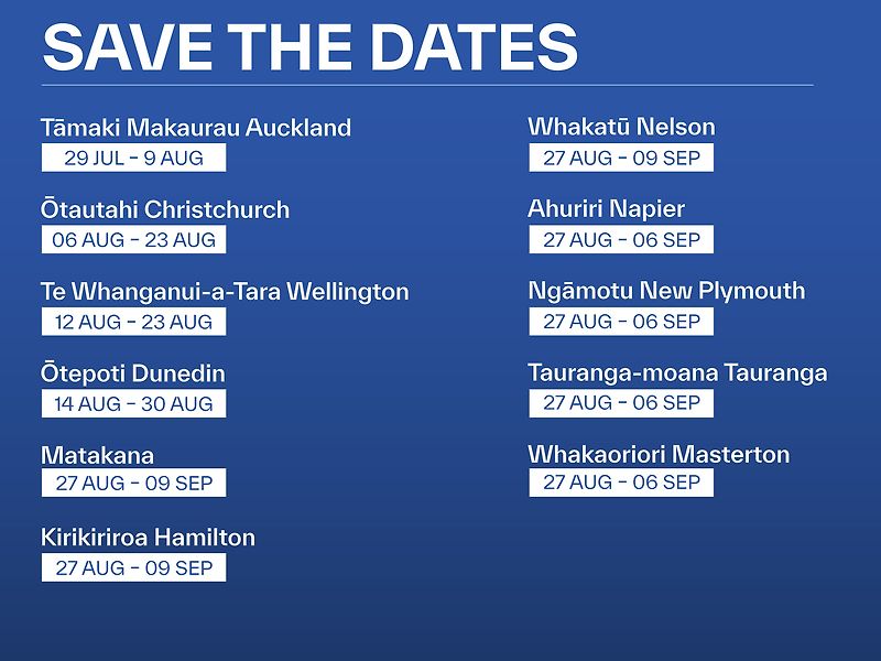 Save the dates!