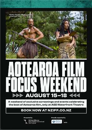 NZIFF 2024 Aotearoa Film Focus Weekend Poster