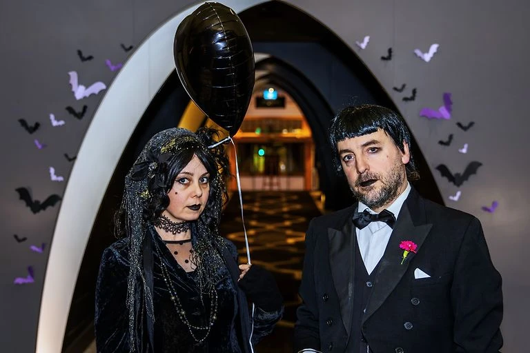 Goth Girl and Gorecore Costume Party