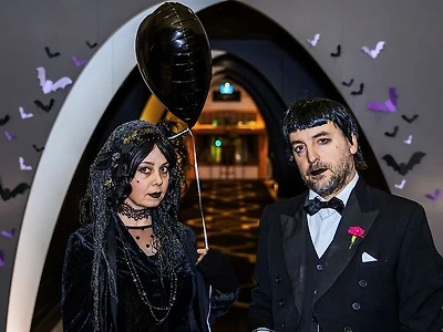 Goth Girl and Gorecore Costume Party